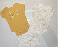 2 Baby Vest with matching Knickers Age Newborn months