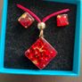 murano glass necklace set Image 2