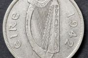 Ireland 1942 Half Crown coin