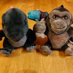 King Kong and Godzilla mini plush