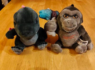 King Kong and Godzilla mini plush
