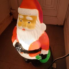 Christmas items santa and snowman