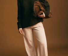 Fab Stradivarius (Zara Group) Dark Green Soft Touch Knit Sweater