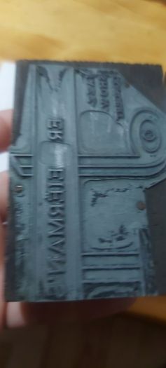 vintage printing block ,,,ER EIEMAN'S JAZZ SHOW CONCERT ,combine metal, wood ,,unusual item, collectors item,,advertising,,price includes post to anywhere in Ireland thank you, sold as is ,
