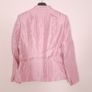 Jacques Vert Pink Metallic Shimmer Mock Neck Tailored Blazer Jacket 12UK/40EU Image 8
