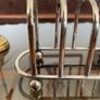 Vintage Silver Plate 4 Slot Toast Rack Ball Feet Image 7