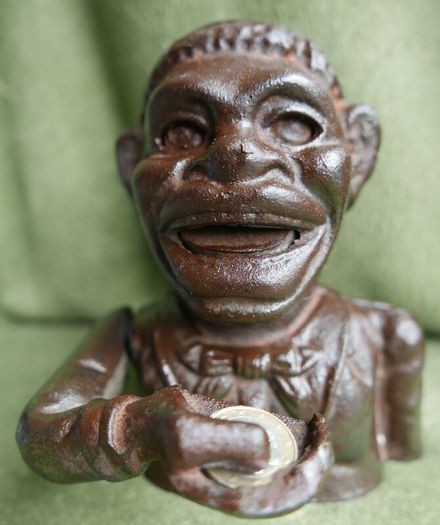 Antique Cast Iron Money Box