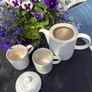 Le Creuset Grand Teapot 1.3L with 2 Mugs 350ml Cotton Matte Stoneware Image 2