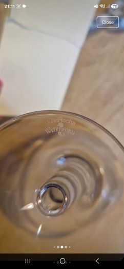 Single Waterford Crystal John Rocha "Geo" Red Wine Glass / Goblet