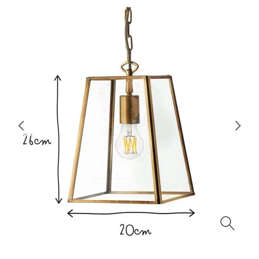 Pooky Luxor Lantern pendant light