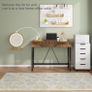 Computer Desk with Drawers, Dressing Table Image 2