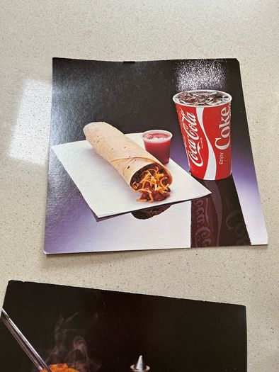 Coca Cola American Menu Sign Rare