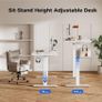 Electric Standing Desk, 120 x 60 cm Height Adjustable Sit Stand Desk Image 3