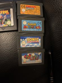 Classic Nintendo GBA & Game Boy Color Premium Game Lot - 5 Authentic Titles (Mario, Sonic, DK)