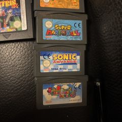 Classic Nintendo GBA & Game Boy Color Premium Game Lot - 5 Authentic Titles (Mario, Sonic, DK)