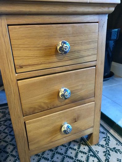 pair of bedside lockers