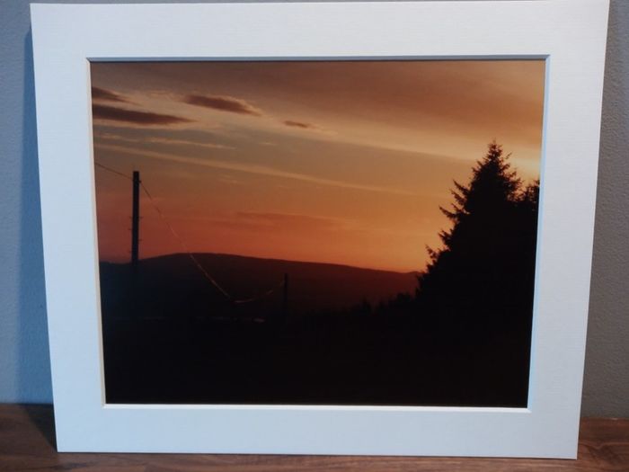 Mounted Original Photography - Sleamaine Sunrise, Wicklow