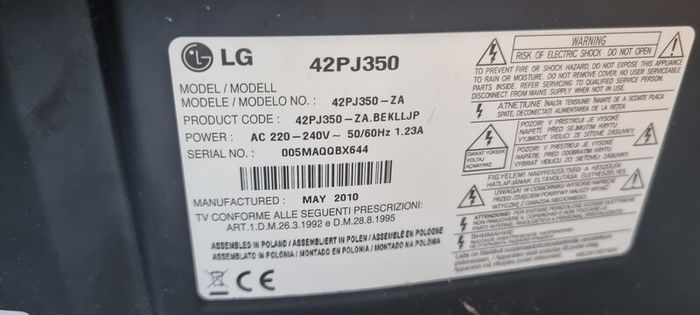 Lg 42" Tv.