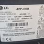 Lg 42" Tv. Image 4