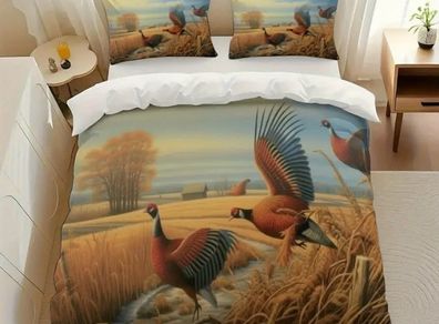 Game birds themed bedding set free postage
