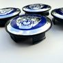 4 x BLUE 58mm - 59mm JAGUAR C2D47107 wheel center caps F XF XJ XKR S type X type XJ8 XK8 Image 5