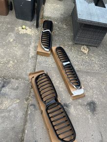BMW grilles gloss and standard chrome