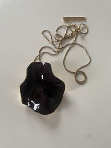 Adolfo Dominguez Enamel Double Lacquered long Necklace