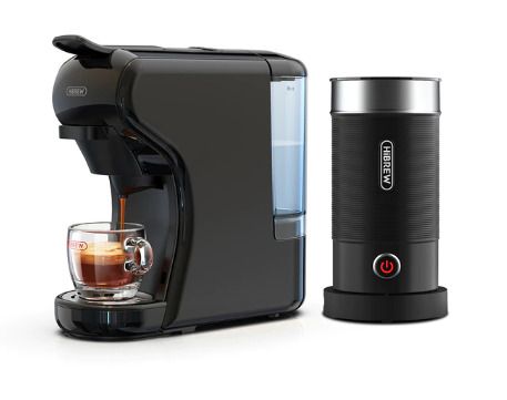 4in1 multiple Espresso Coffee Machine with Fully Automatic Hot & Cold Milk Foaming Machine Cafetera Cappuccino Latte