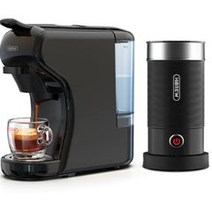 4in1 multiple Espresso Coffee Machine with Fully Automatic Hot & Cold Milk Foaming Machine Cafetera Cappuccino Latte