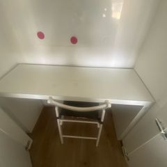 IKEA Desk, Chair and Whiteboard