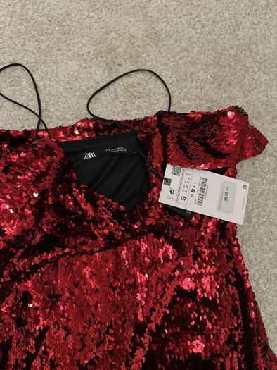 Zara red dress (S)