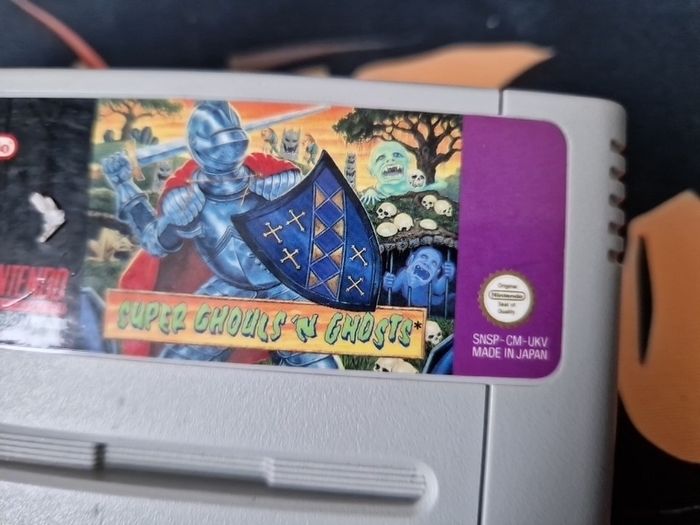 Super Ghouls n Ghosts Snes Super Nintendo Arcade Retro Games Original