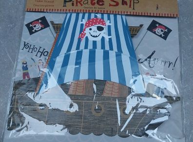 Cake Stand Centrepiece Pirate Ship