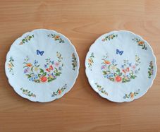 Aynsley fine bone china plates "Cottage garden"