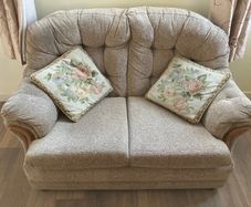 Couch and arm chairs sold all together