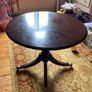 mahogany round table Image 4