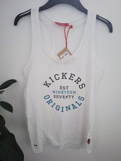 White KicKers top. Size UK10