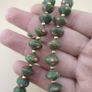 Vintage Venetian Gabri style Gabri Eyes Glass Beads Necklace 22 inches Image 4