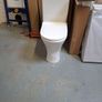 Freya open back comfort height WC soft close seat Image 3