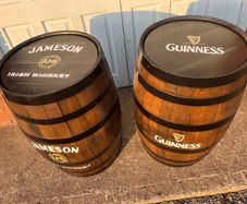 whiskey barrels