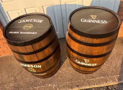 whiskey barrels