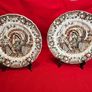 Vintage Johnson Bros HIS MAJESTY Turkey Dinner Plate Image 2