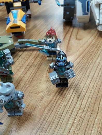 Lego Chimea vehicles and figures.