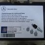 Genuine Mercedes A, B, C, Cla Class Locking Wheel Nuts & Key Set B66470155 Image 2