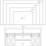 _TV cabinet, TV table with 2 sliding doors, TV shelf for TVs up to 60 inches, TV cabinet with adjustable shelves, industrial design, vintage brown-black Image 6