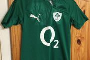 Ireland Rugby. Official Puma Youths Age 14 Years Home Jersey. Collect In Dublin Or Receive Via Post.