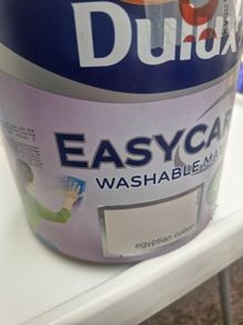 Dulux Paint Easy Care Egyptian Cotton also 1/2 Tin of same colour.