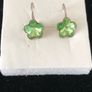 sterling silver peridot earrings Image 3