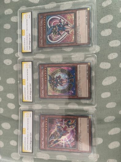 Dark Magician Girl Platinum Secret Rare graded 10