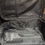 Black suitcase with brown trim Image 2